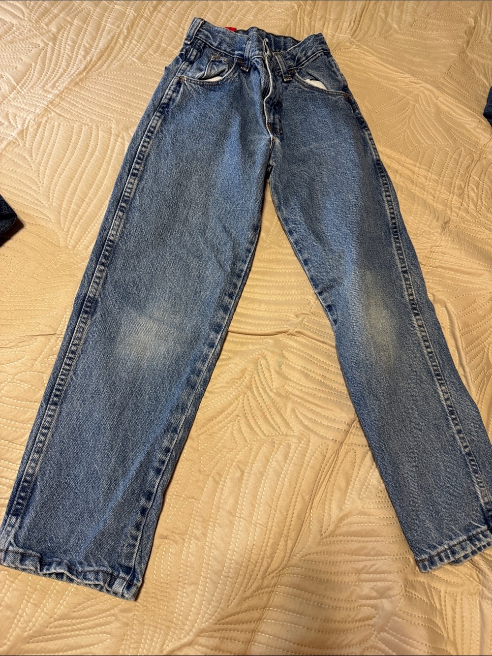 Classic Boys Blue Straight-Leg Jeans Sz 10 Slim